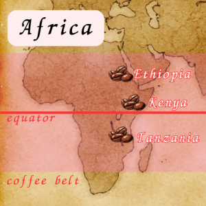 自家焙煎珈琲／アフリカ